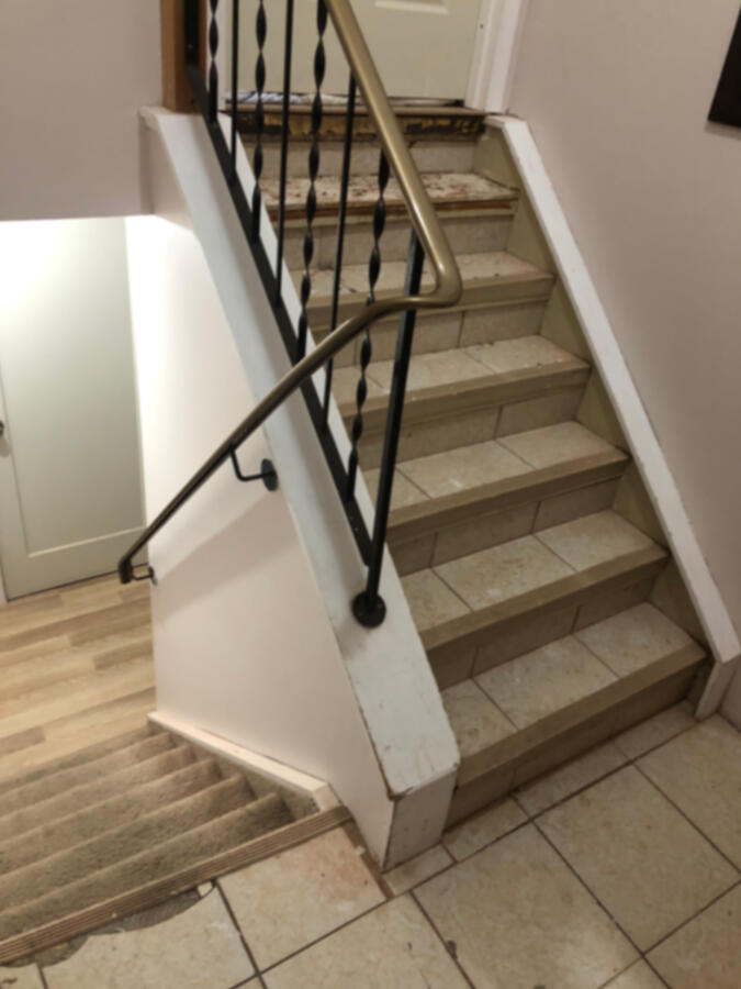 Stairs before
